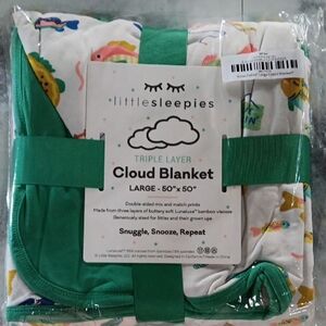 Little Sleepies Gone Fishin Cloud Blanket